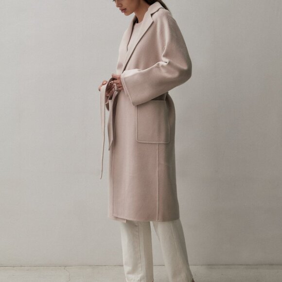 The Curated "The Classic Coat" in Bone, Size Small - Picture 2 of 9